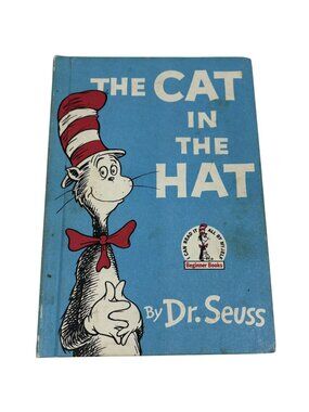 The Cat In The Hat By Dr. Seuss Hardcover 1957 Book Club Edition Beginner Books